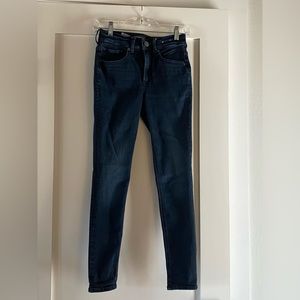 Express High Waist Dark Wash Skinny Jean